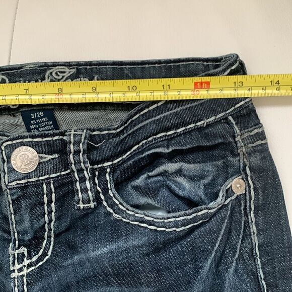 Request Embellished Distressed Women’s Jeans. Size 3/26 - Picture 4 of 8